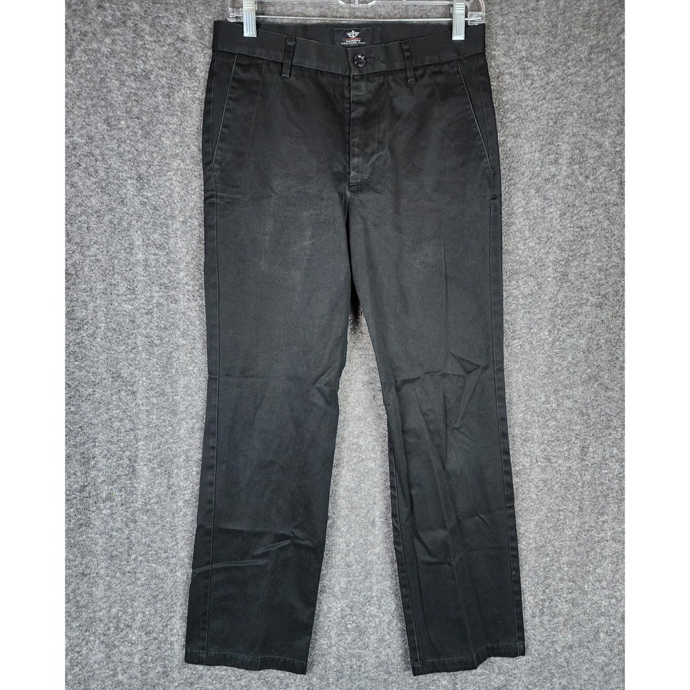 Dockers Pants Mens 29x30 D1 Slim Fit Black Signature Khaki EUC